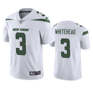 Men New York Jets #3 Jordan Whitehead White Vapor Untouchable Limited Stitched Jersey