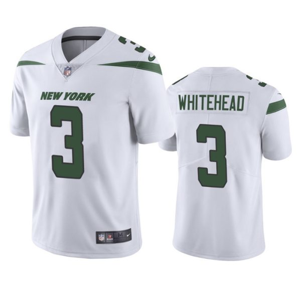 Men New York Jets #3 Jordan Whitehead White Vapor Untouchable Limited Stitched Jersey