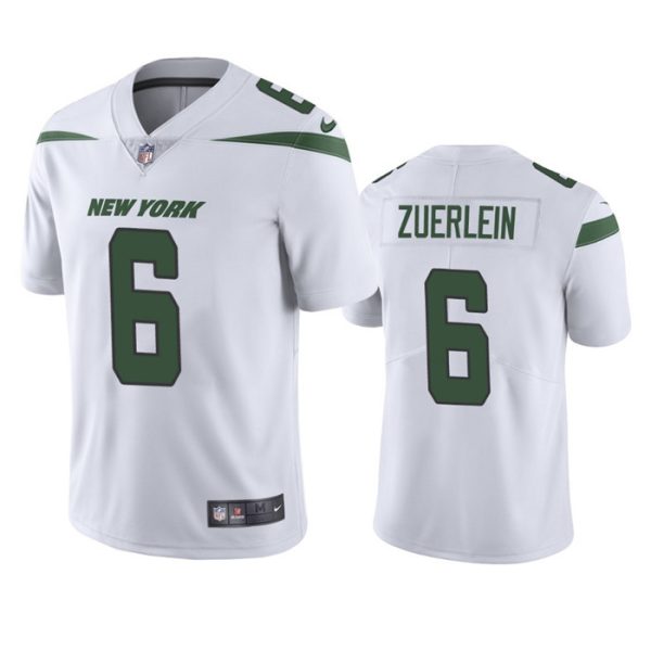 Men New York Jets #6 Greg Zuerlein White Vapor Untouchable Limited Stitched Jersey