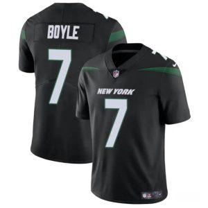 Men New York Jets #7 Tim Boyle Black Vapor Untouchable Limited Stitched Jersey