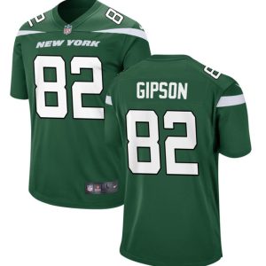 Men New York Jets #82 Xavier Gipson Green Football Stitched Jersey