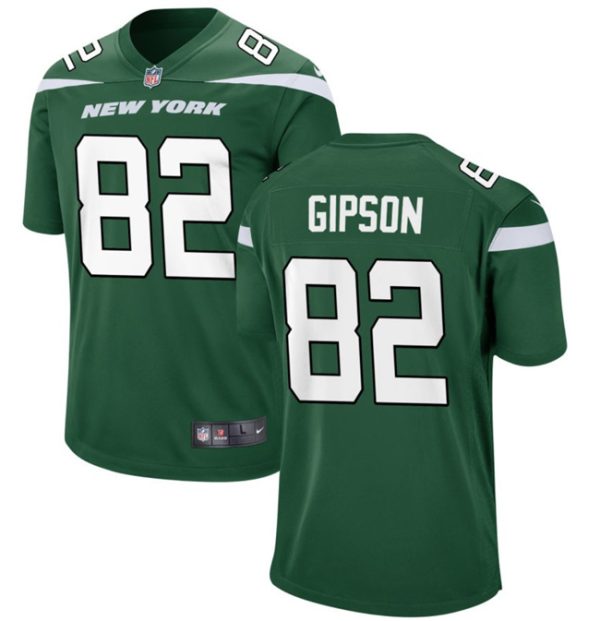 Men New York Jets #82 Xavier Gipson Green Football Stitched Jersey