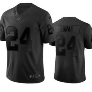 Men Oakland Raiders #24 Johnathan Abram Black City Edition Limited Stitched Jersey