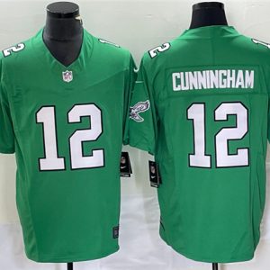 Men Philadelphia Eagles #12 Randall Cunningham Green 2023 F.U.S.E. Vapor Untouchable Stitched Football Jersey