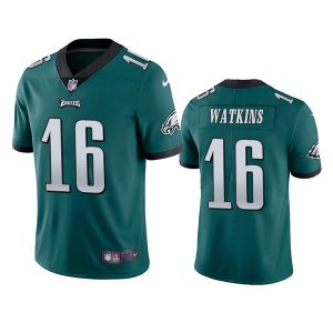 Men Philadelphia Eagles #16 Quez Watkins 2022 Green Vapor Untouchable Limited Stitched Jersey