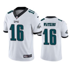 Men Philadelphia Eagles #16 Quez Watkins 2022 White Vapor Untouchable Limited Stitched Jersey