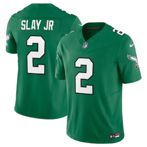 Men Philadelphia Eagles #2 Darius Slay JR Green 2023 F.U.S.E. Vapor Untouchable Stitched Football Jersey