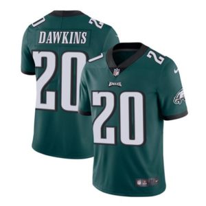 Men Philadelphia Eagles #20 Brian Dawkins Green Vapor Untouchable Limited Stitched Jersey