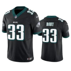 Men Philadelphia Eagles #33 Bradley Roby Black 2023 F.U.S.E. Vapor Untouchable Limited Football Stitched Jersey