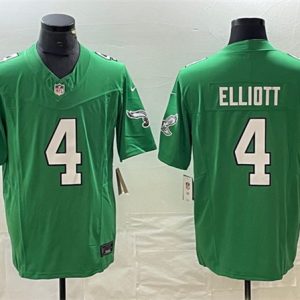 Men Philadelphia Eagles #4 Jake Elliott Green 2023 F.U.S.E. Vapor Untouchable Limited Football Stitched Jersey