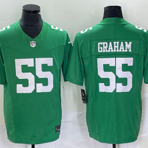 Men Philadelphia Eagles #55 Brandon Graham Green F.U.S.E. Vapor Untouchable Stitched Football Jersey