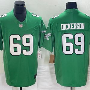 Men Philadelphia Eagles #69 Landon Dickerson Green 2023 F.U.S.E. Vapor Untouchable Football Stitched Jersey