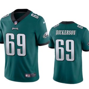 Men Philadelphia Eagles #69 Landon Dickerson Green Vapor Untouchable Limited Stitched Jersey