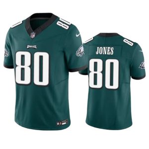 Men Philadelphia Eagles #80 Julio Jones Green 2023 F.U.S.E. Vapor Untouchable Limited Football Stitched Jersey