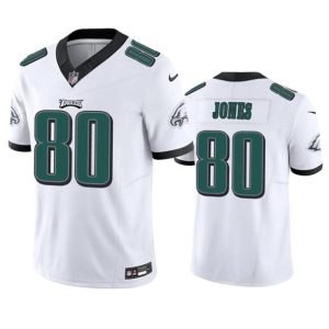 Men Philadelphia Eagles #80 Julio Jones White 2023 F.U.S.E. Vapor Untouchable Limited Football Stitched Jersey