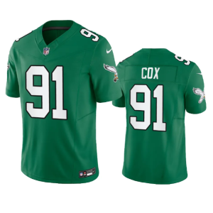 Men Philadelphia Eagles #91 Fletcher Cox Green 2023 F.U.S.E. Vapor Untouchable Stitched Football Jersey