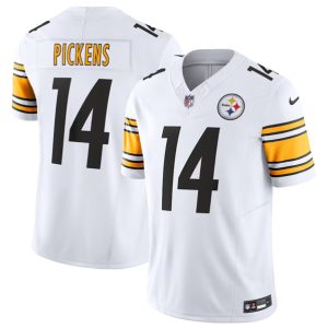 Men Pittsburgh Steelers #14 George Pickens White 2023 F.U.S.E. Vapor Untouchable Limited Jersey