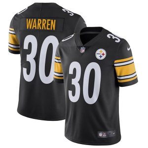 Men Pittsburgh Steelers #30 Jaylen Warren Black Vapor Untouchable Limited Stitched Jersey