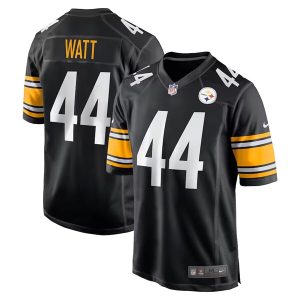 Men Pittsburgh Steelers #44 Derek Watt Black Football Stitched Game Jersey