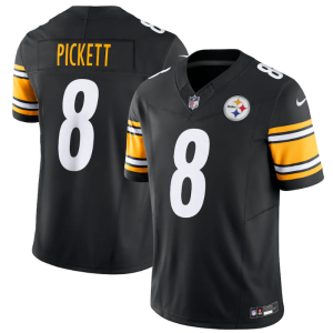 Men Pittsburgh Steelers #8 Kenny Pickett Black 2023 F.U.S.E. Vapor Untouchable Limited Jersey