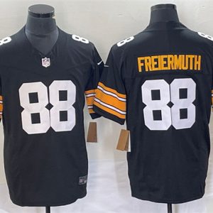 Men Pittsburgh Steelers #88 Pat Freiermuth Black 2023 F.U.S.E. Vapor Limited Football Stitched Jersey