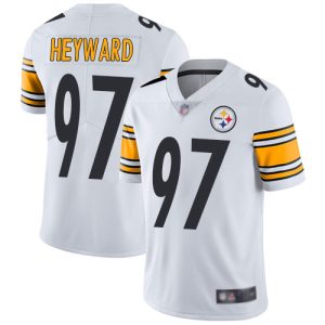 Men Pittsburgh Steelers #97 Cameron Heyward White Vapor Untouchable Limited Stitched Jersey