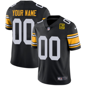 Men Pittsburgh Steelers Active Player Custom Black 2023 50th Anniversary Vapor Untouchable Limited Jersey