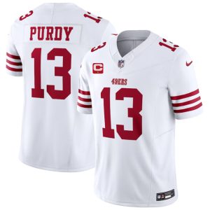 Men San Francisco 49ers #13 Brock Purdy White 2023 F.U.S.E. With 1-Star C Patch Vapor Untouchable Limited Football Stitched Jersey