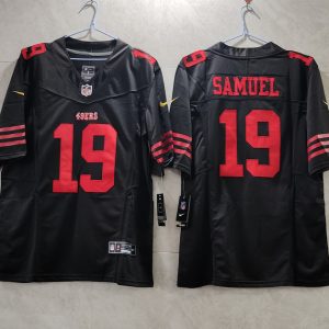 Men San Francisco 49ers #19 Deebo Samuel Red 2023 F.U.S.E. Vapor Untouchable Limited Stitched Football Jersey