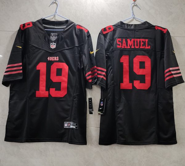 Men San Francisco 49ers #19 Deebo Samuel Red 2023 F.U.S.E. Vapor Untouchable Limited Stitched Football Jersey