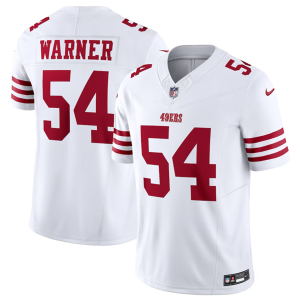 Men San Francisco 49ers #54 Fred Warner White 2023 F.U.S.E. Vapor Untouchable Limited Stitched Football Jersey