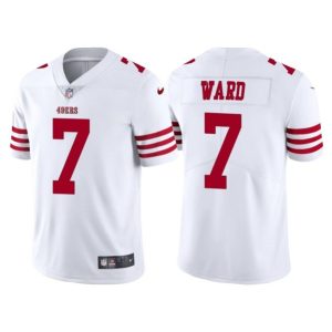 Men San Francisco 49ers #7 Charvarius Ward White Vapor Untouchable Limited Stitched Jersey