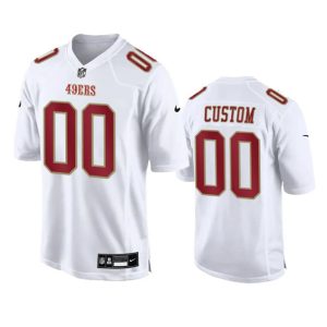 Men San Francisco 49ers Active Player Custom White Fashion Limited Football Stitched Game Jersey