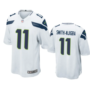 Men Seattle Seahawks #11 Jaxon Smith-Njigba White Stitched Game Jersey