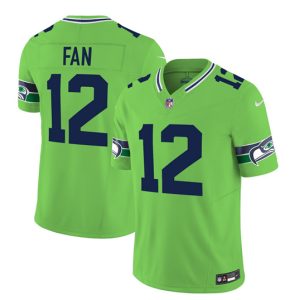 Men Seattle Seahawks #12 Fan 2023 F.U.S.E. Green Limited Football Stitched Jersey