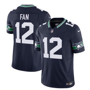 Men Seattle Seahawks #12 Fan 2023 F.U.S.E. Navy Limited Football Stitched Jersey