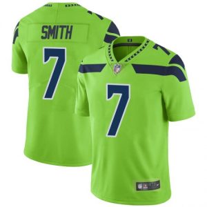 Men Seattle Seahawks #7 Geno Smith Green Vapor Untouchable Limited Stitched Jersey