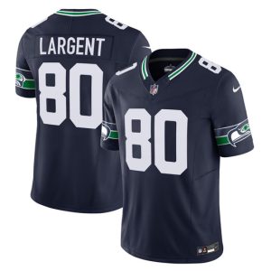 Men Seattle Seahawks #80 Steve Largent 2023 F.U.S.E. Navy Limited Football Stitched Jersey