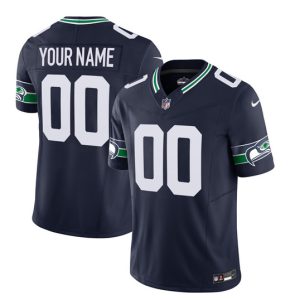 Men Seattle Seahawks Active Player Custom 2023 F.U.S.E. Navy Limited Football Stitched Jersey