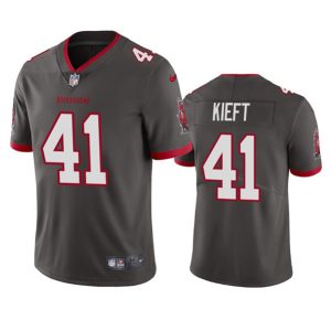 Men Tampa Bay Buccaneers #41 Ko Kieft Gray Vapor Untouchable Limited Stitched Jersey