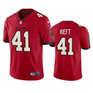 Men Tampa Bay Buccaneers #41 Ko Kieft Red Vapor Untouchable Limited Stitched Jersey