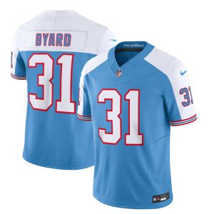 Men Tennessee Titans #31 Kevin Byard Blue/White 2023 F.U.S.E. Vapor Limited Throwback Football Stitched Jersey