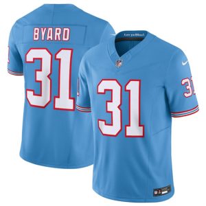 Men Tennessee Titans #31 Kevin Byard Light Blue 2023 F.U.S.E. Vapor Limited Throwback Stitched Football Jersey