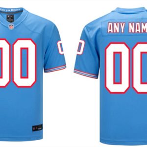 Men Tennessee Titans Active Player Custom Light Blue Stitched Football Jersey