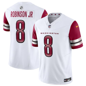 Men Washington Commanders #8 Brian Robinson Jr. White 2023 F.U.S.E. Vapor Limited Football Stitched Jersey