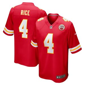 Rashee Rice Kansas City Chiefs Game Jersey - Red