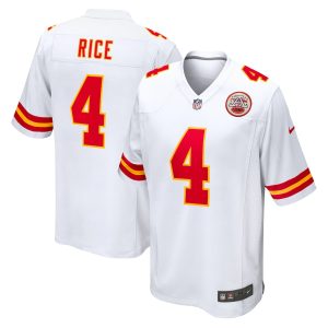 Rashee Rice Kansas City Chiefs Game Jersey - White