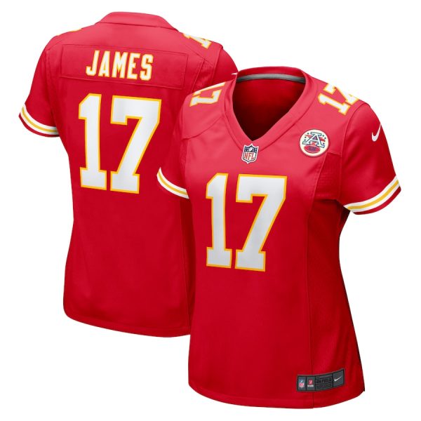 Richie James Kansas City Chiefs Women's Game Jersey - Red