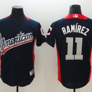 American League #11 Jose Ramirez Navy 2018 MLB All-Star Game Home Run Derby Jersey