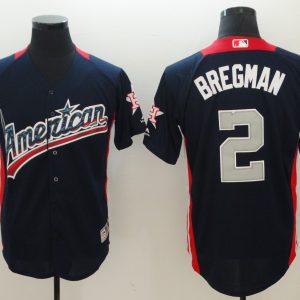 American League #2 Alex Bregman Navy 2018 MLB All-Star Game Home Run Derby Jersey